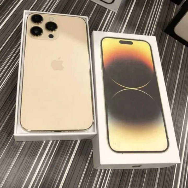 iPhone 14 Pro 256gb (XR в корпусе) Gold RFB