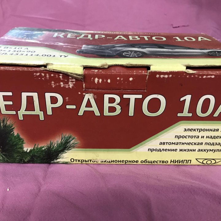 Автомобильное зарядное устройство «Кедр авто 10А»