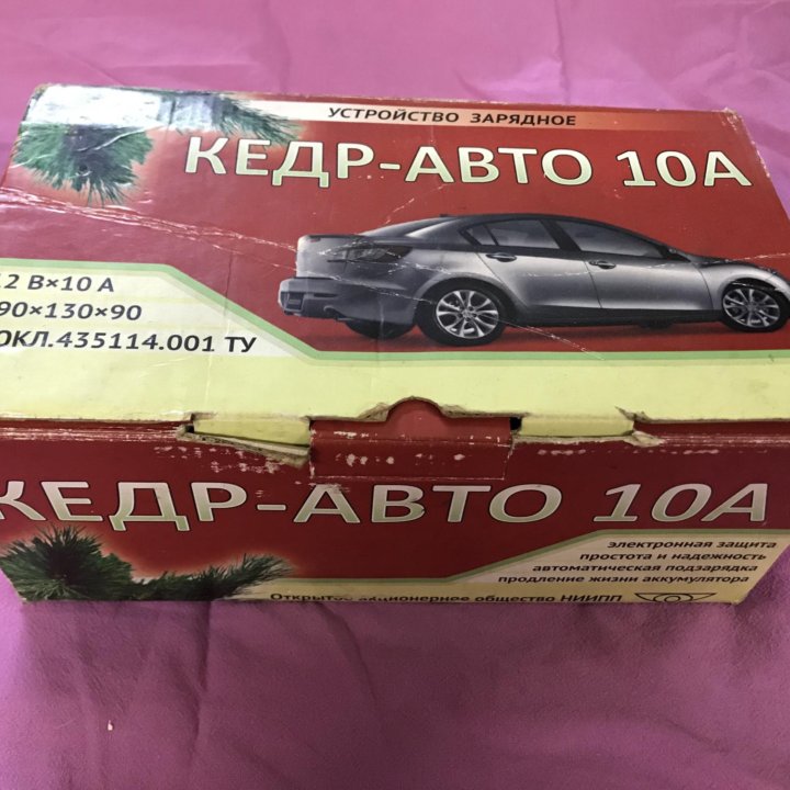 Автомобильное зарядное устройство «Кедр авто 10А»