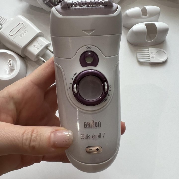 Эпилятор Braun Silk-epil 7+ щеточки для лица