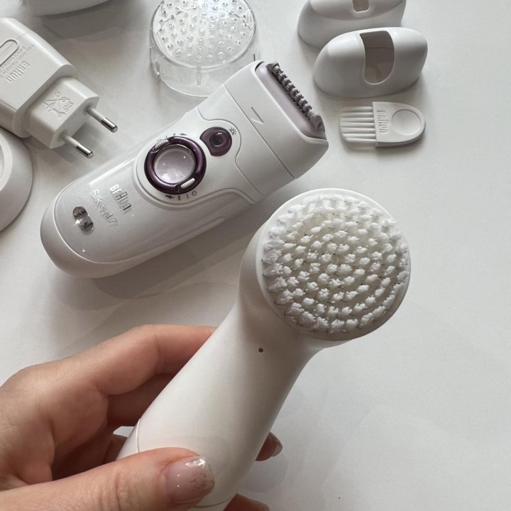 Эпилятор Braun Silk-epil 7+ щеточки для лица