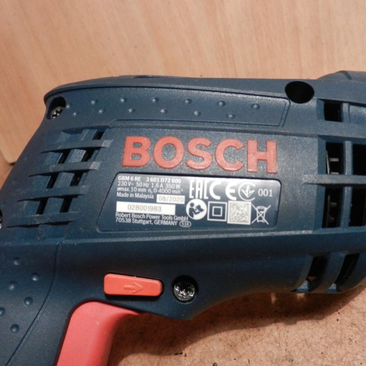 дрель сетевая BOSCH gbm- 6re