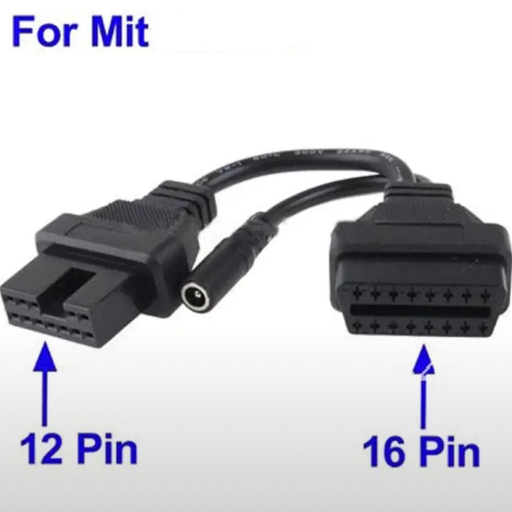 Переходник OBD2 . Mitsubishi . 12 Pin на 16 Pin