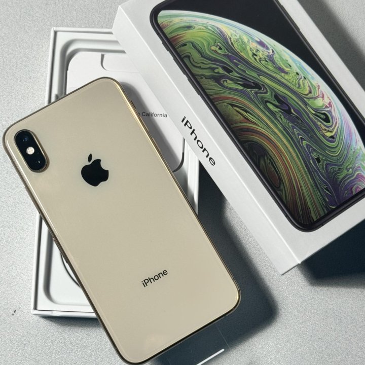 iPhone Xs, 64 ГБ, Gold