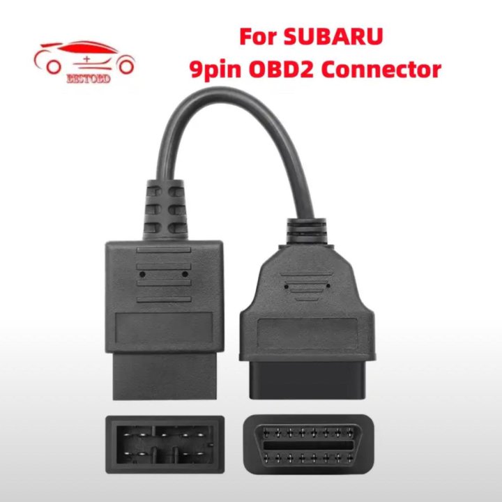 Переходник OBD2 . Subaru . 9 Pin на 16 Pin.