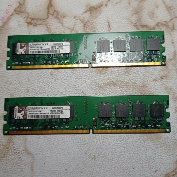 Оперативная память Kingston KVR66D02N5 / 1G 2шт