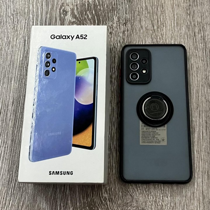 Samsung A52, 4/128GB, Dark Blue(Ростест)