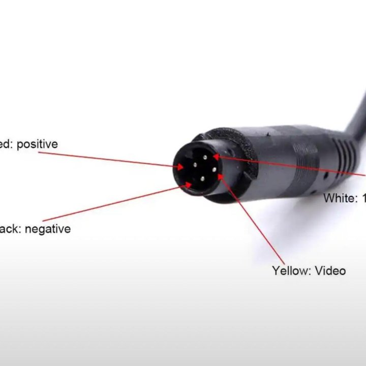 Переходник для камер заднего вида 4Pin / Тюлпаны.