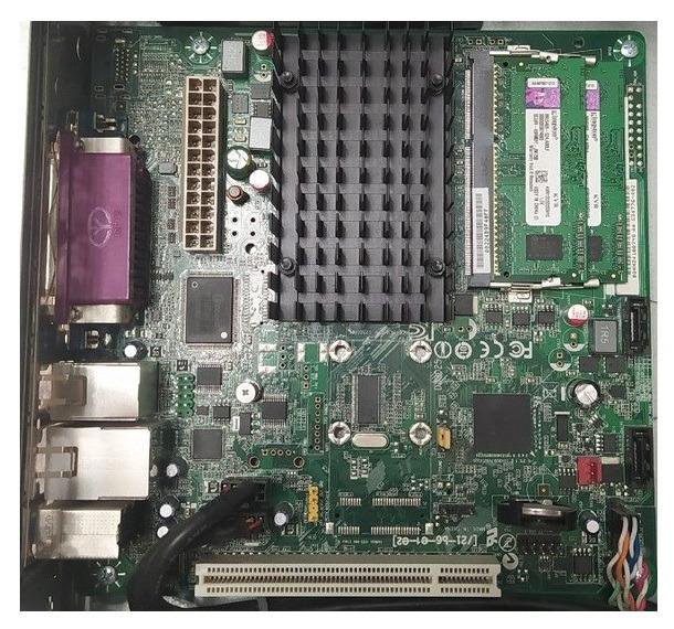 плата miniITX Intel D2500HN с процессором и ОЗУ