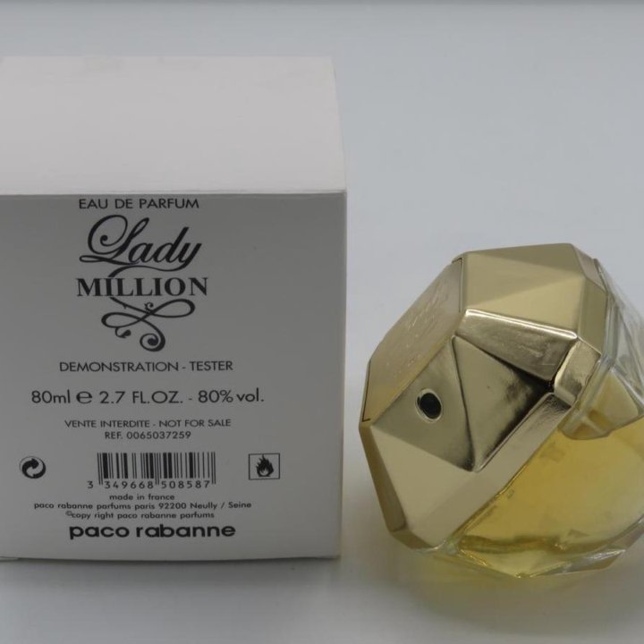 Paco Rabanne Lady Million 80 ml тестер духи парфюм