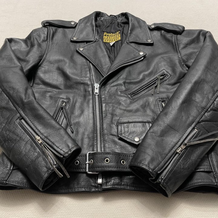 Protech Leather Motorcycle Jacket