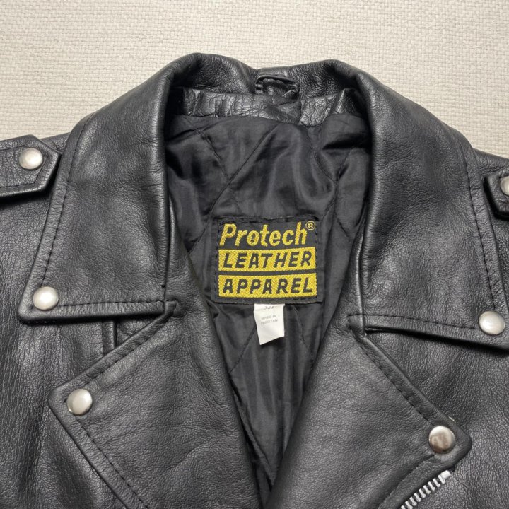 Protech Leather Motorcycle Jacket