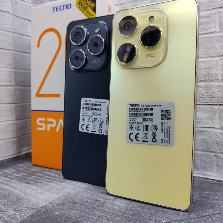 Tecno Spark 20 Pro на 8/256 ГБ