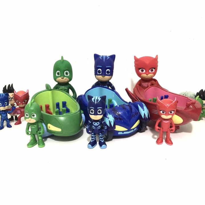 Герои в масках фигурки и транспорт (PJ Masks)