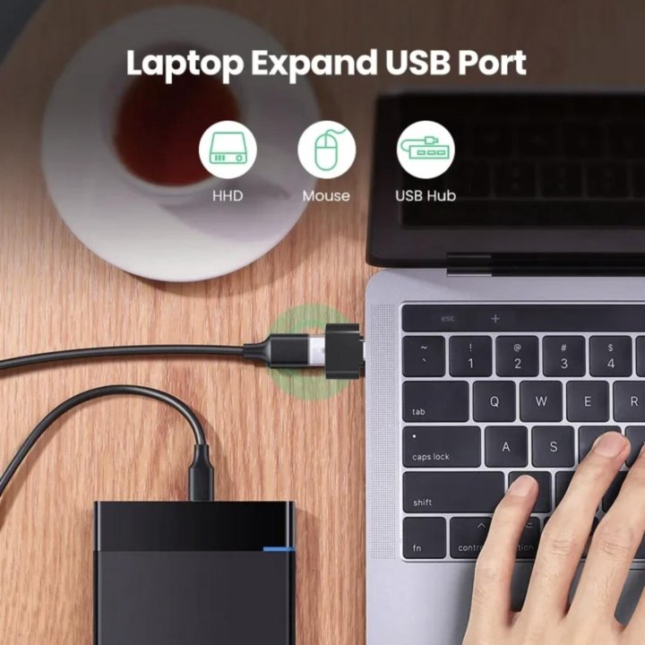 Адаптер type c/USB для MacBook, телефонов, планшет