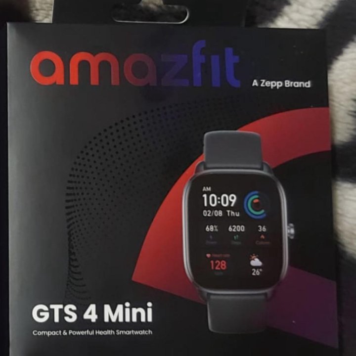 Умные смарт часы Amazfit GTS 4 mini Black