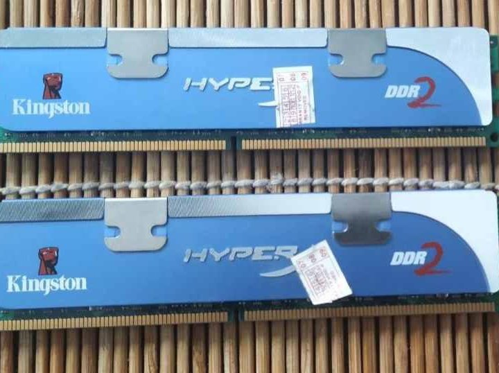 Память DDR2 Kingston Hyperx khx6400d2k2/2G 1GB x 2