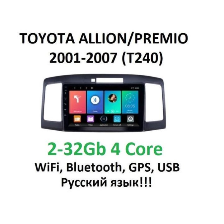 Toyota Allion 2001-2006. 2-32 Gb 4 Core