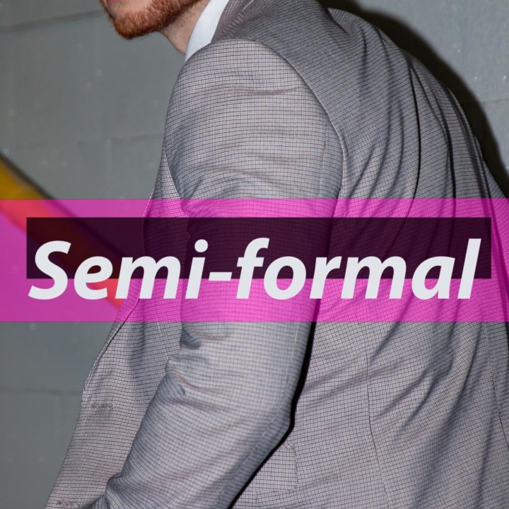 Прокат мужских костюмов Semi-Formal от RoSS