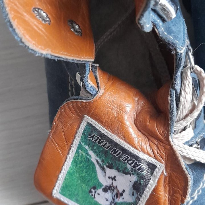 Ботинки кожаные