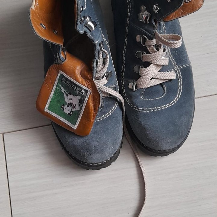 Ботинки кожаные