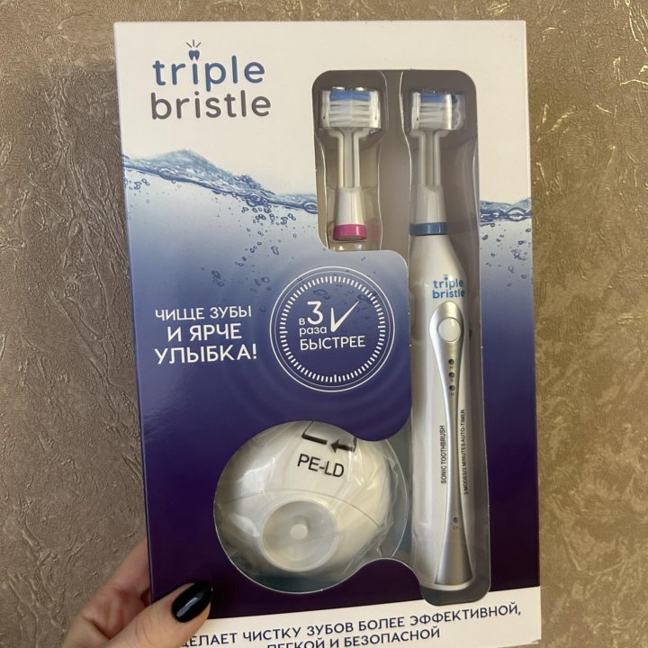 Электрическая зубная щетка Triple Bristle Original