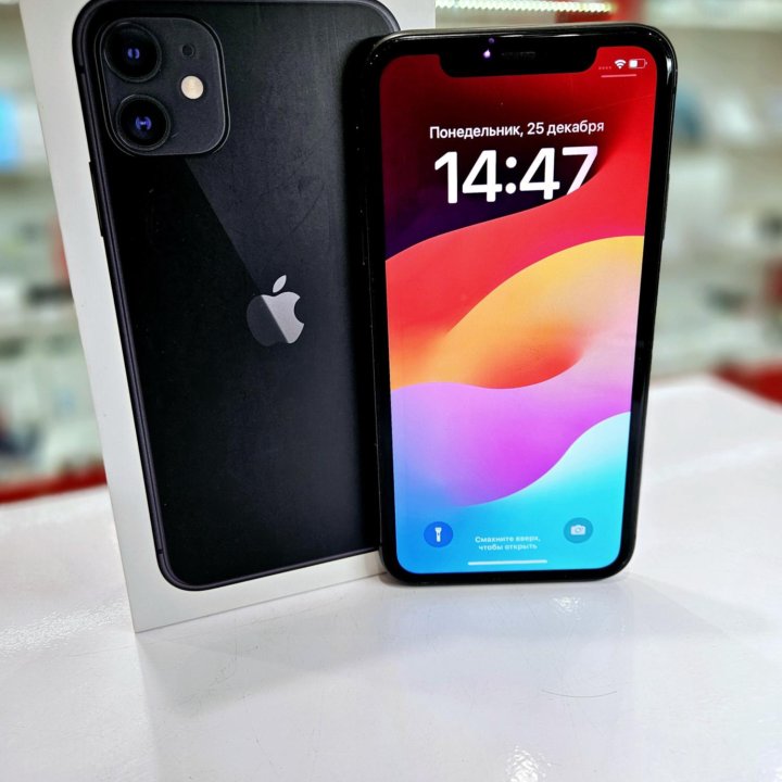 Apple iPhone 11 64Gb Черный,Гарантия 6 месяцев!