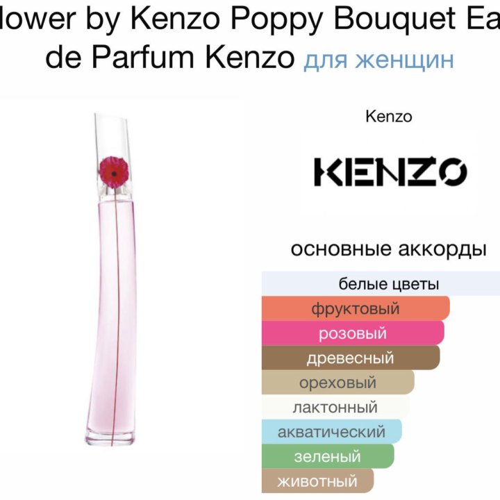 Женские духи Flower BY Kenzo Poppy Bouquet 50 мл.