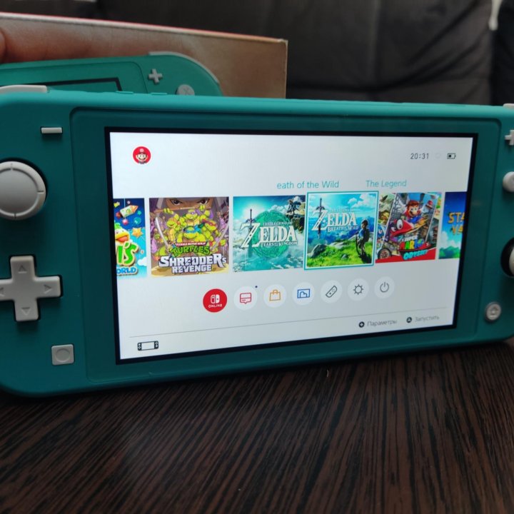 Новая Nintendo Switch Lite 160Gb+любые игры