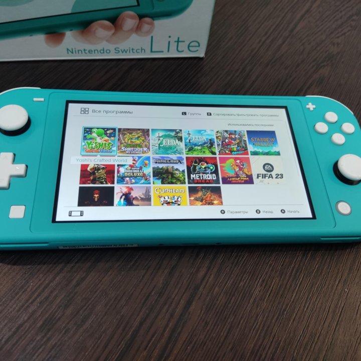 Новая Nintendo Switch Lite 160Gb+любые игры