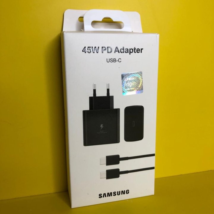 Блок питания USB-C 45W Samsung + Кабель