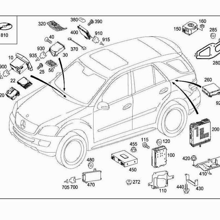 Накопитель HDD для COMAND Mercedes-Benz