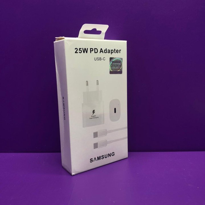 Блок питания USB-C 25W Samsung + Кабель