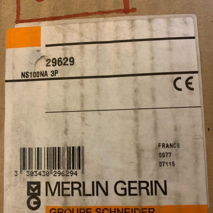 Merlin gerin schneider эл. выкл. NS100NA, NS100N