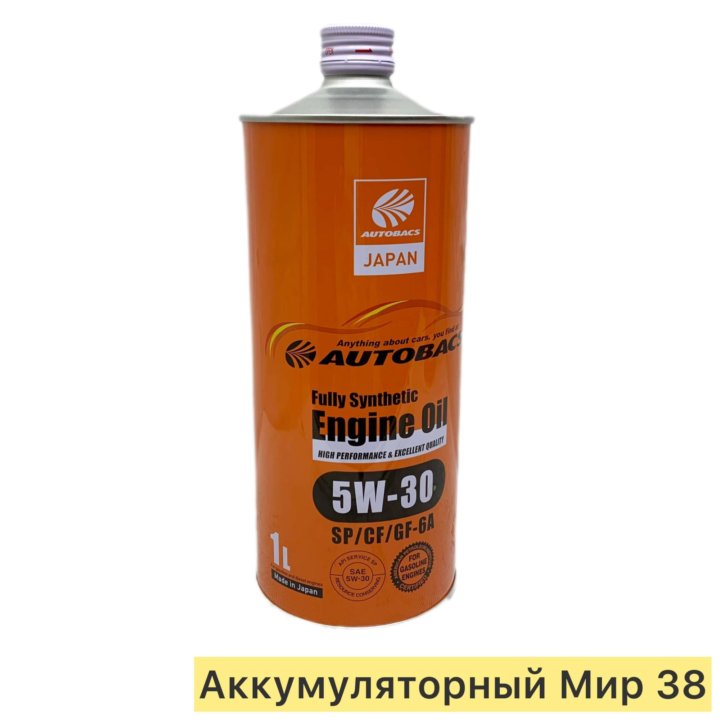 масло AUTOBACS ENGINE OIL FS 5W30 SP\GF-6A 1л