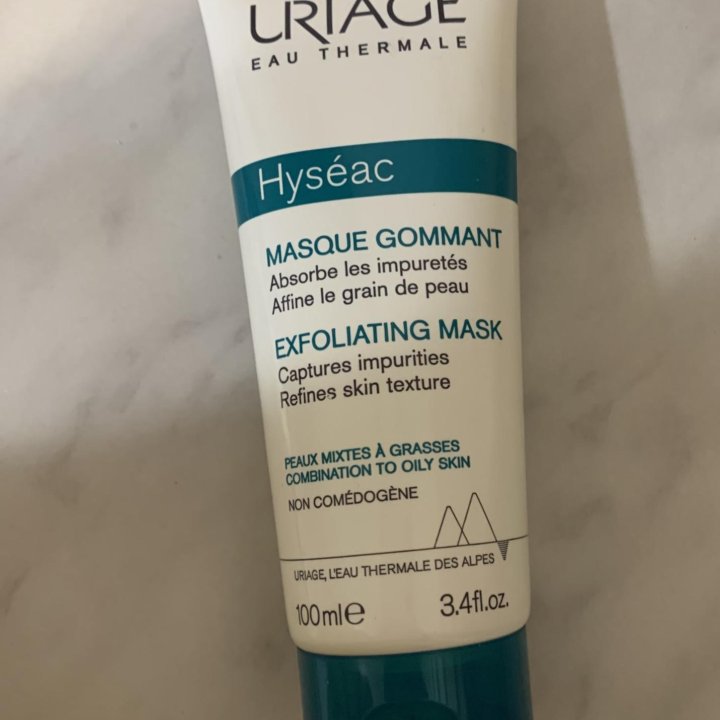 Маска для лица uriage hyseac exfoliating mask