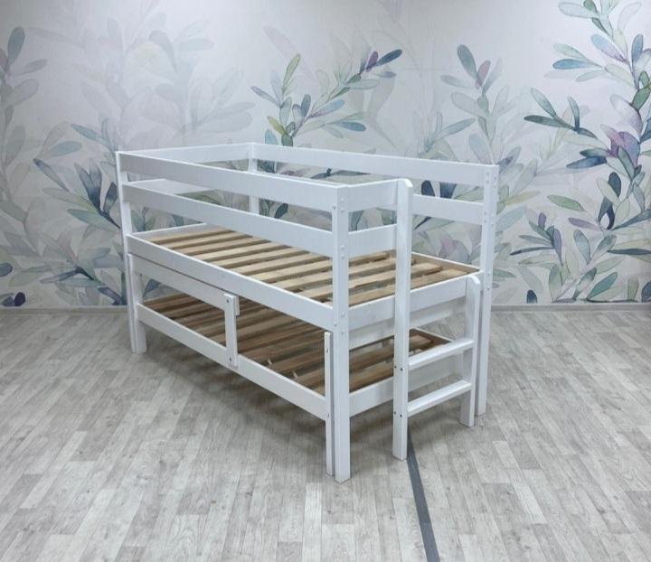 Кровать двойная деревянная 014-015