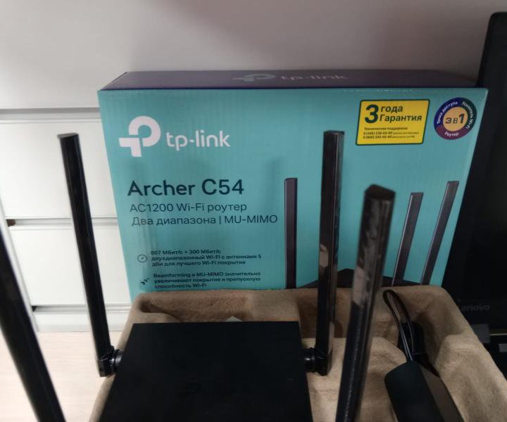 Сетевое оборудование  Wi-Fi Роутер TP-Link  Archer C54