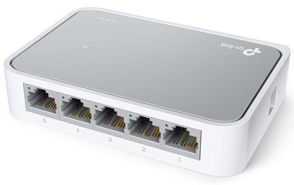 Коммутатор TP-LINK TL-SF1005D 5x100Мбит/с Белый