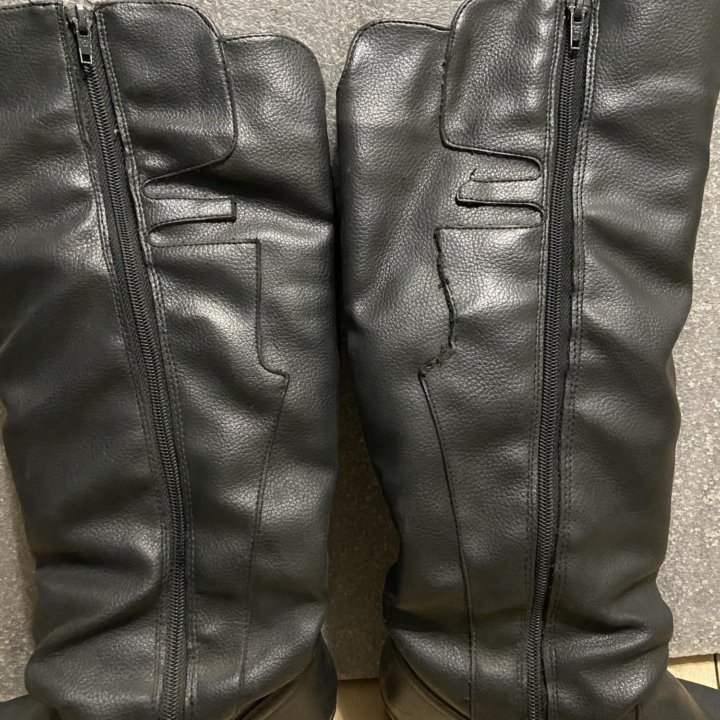 Сапоги зимние женские кожаные 41 размера
