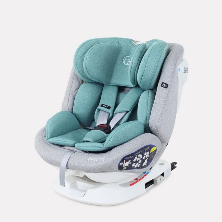 Автокресло Rant Nitro (0-36кг) isofix Grey/Mint