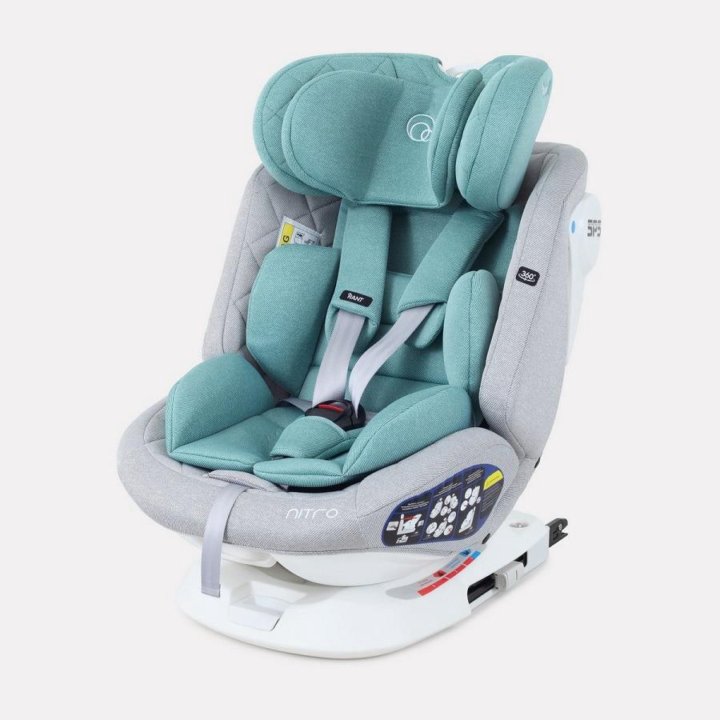 Автокресло Rant Nitro (0-36кг) isofix Grey/Mint