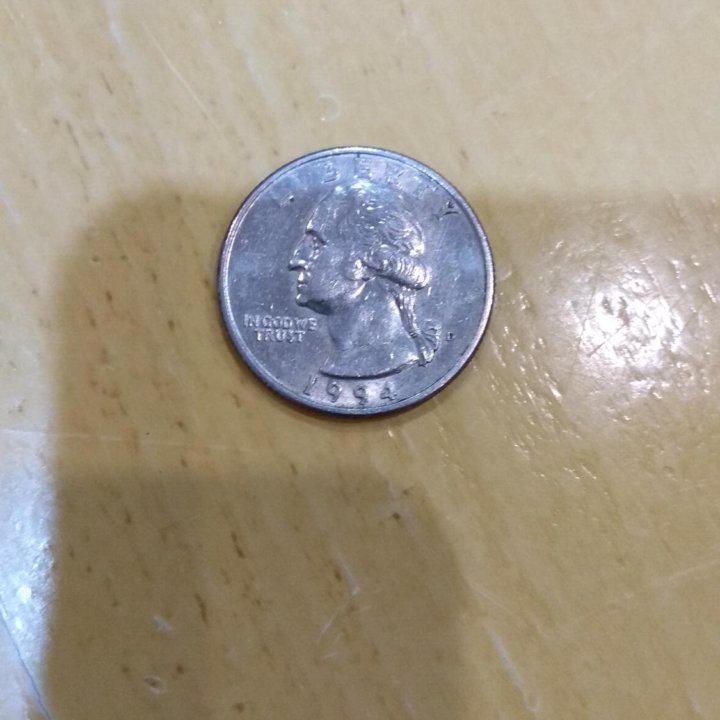 QUARTER DOLLAR 1994 года с буквой D