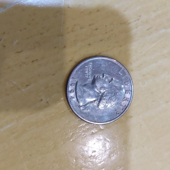 QUARTER DOLLAR 1994 года с буквой D