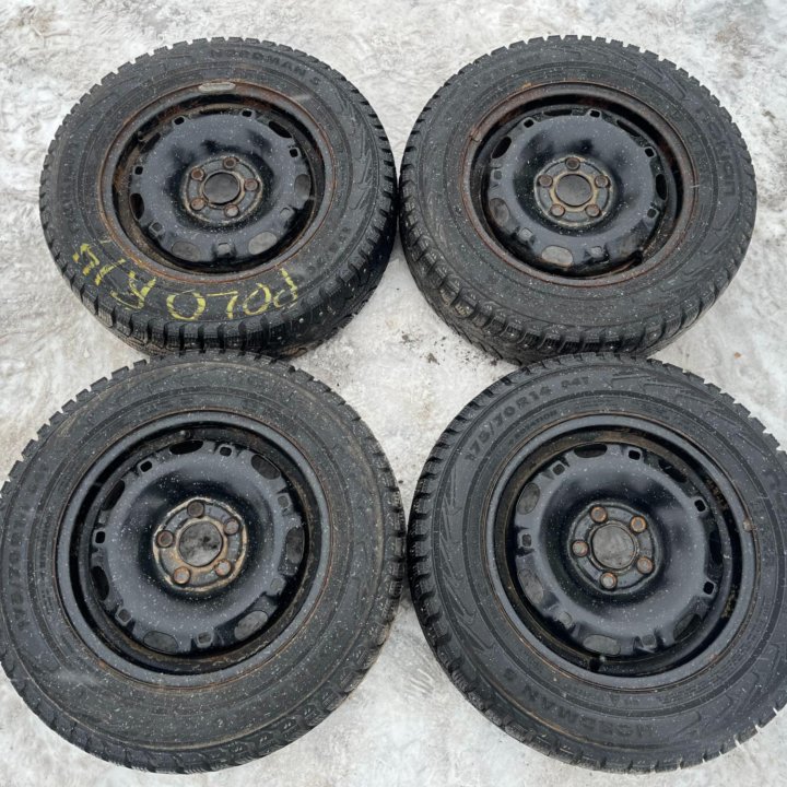 Зима Nokian Nordman 5 175/70 R14 Диски 5x100 D57.1