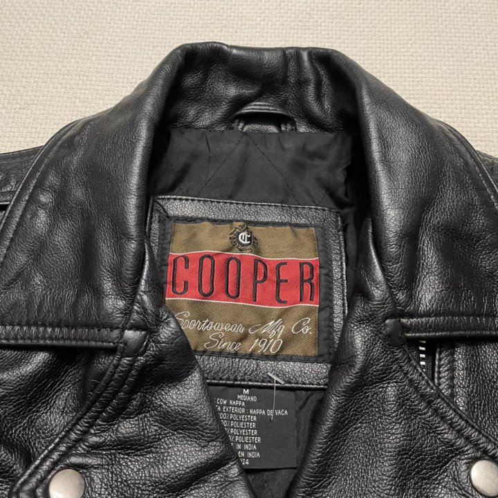 Cooper Leather Motorcycle Jacket