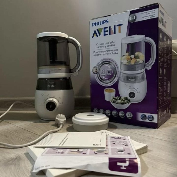 Пароварка блендер philips avent 4 в 1