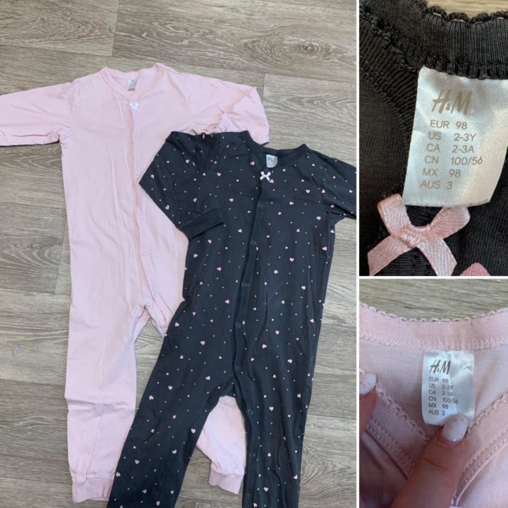 Детская одежда 98 -104 hm, mothercare