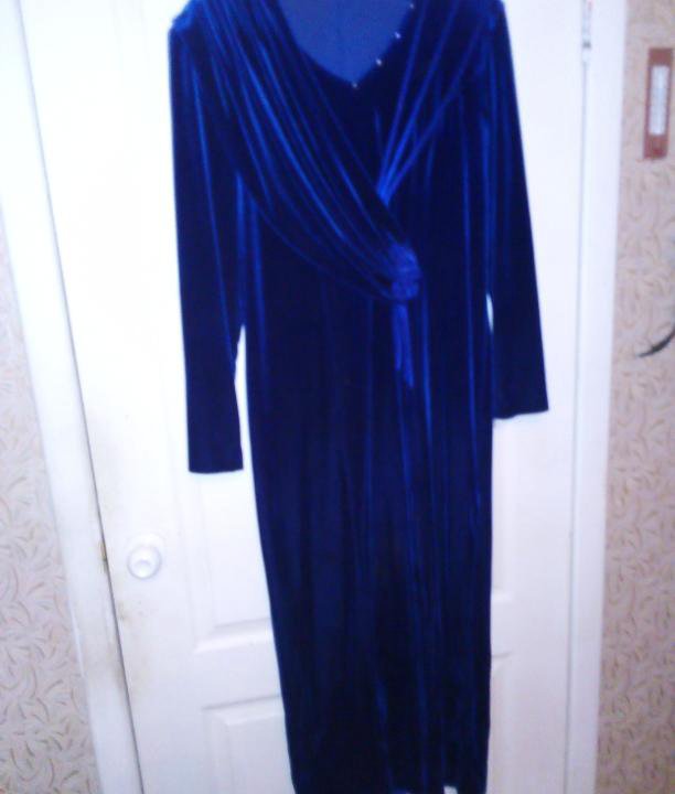 Платье панбархот, размер 50-52