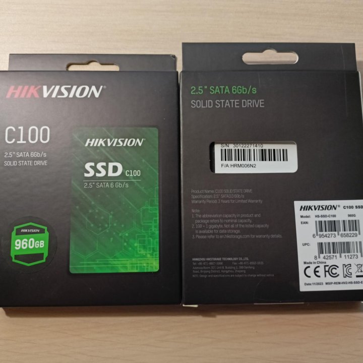 SSD 960gb новый